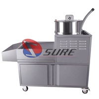 Bouilloire commerciale en acier inoxydable, machine à popcorn de maïs à vendre/machine à popcorn industrielle