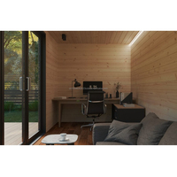 Maison préfabriquée extensible moderne en acier sandwich, personnalisée, en bois et en métal, de 20 pieds/40 pieds, respirante, pour usage extérieur