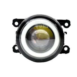 2 X Car Front Bumper LED Fog Light Assembly Angel Eye Daytime Running Light DRL 12V para Subaru WRX STI 2015 2016 - Product Image 2