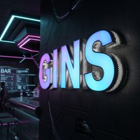 Letrero Comercial con Letras de Canal LED 3D de Estilo Moderno Zhilin, Letrero Luminoso con Programas RGB para Publicidad en Tiendas, IP65, CE, RoHS