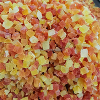 Bulk fruitgranulaat, papajagranulaat, perzikgranulaat, ingrediënten voor bloemen- en fruitthee, gedroogd fruit, havermoutgranulaat