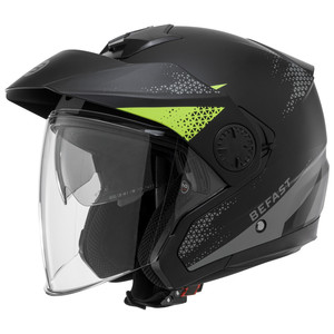 Casque Befast Volt Gris Jaune Noir Jet XS - Product Image 1