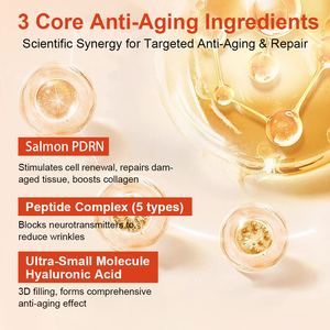 Hữu cơ cá hồi pdrn Niacinamide peptide phức tạp kích thích tái tạo tế bào làm giảm nếp nhăn trên khuôn mặt huyết thanh - Product Image 4