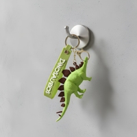 Porte-clés en PVC Dinosaures Jurassiques Faits Main Écologiques de Haute Qualité, Design 2D/3D, Vente en Gros, Idéal pour Cadeau d'Enfant et Sac à Dos