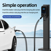 Câble de charge double tête Type 2 vers Type 2 16A/32A 3.5KW/7KW/11KW/22KW 5M, broches en cuivre pur / plaquées argent OEM / ODM