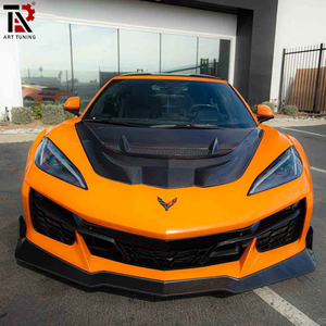 Kit carrosserie pour <span class=keywords><strong>Chevrolet</strong></span> <span class=keywords><strong>Corvette</strong></span> C8, style <span class=keywords><strong>ZR1</strong></span> amélioré, capot en fibre de carbone sèche, installation parfaite - Product Image 5