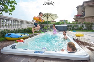 Masaje al aire libre hottubs jacuzzi spa jacuzzi <span class=keywords><strong>swimspa</strong></span> 8 personas de los precios de los - Product Image 4