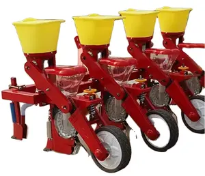 Mesin Peralatan pertanian jagung pencari biji kacang traktor berjalan 4baris pneumatik biji jagung