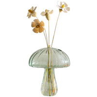 Terrarium de vase en verre en forme de champignon de vente en gros directe d'usine en Chine pour la décoration intérieure