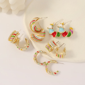 Boucles d'oreilles pendantes classiques en acier inoxydable émaillé <span class=keywords><strong>Lindt</strong></span> Excellence avec placage argent/or en forme de cœur pour l'anniversaire des enfants - Product Image 4