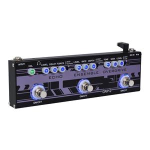 <span class=keywords><strong>Echo</strong></span> Ensemble Overdrive E-Gitarren-Effektgerät mit umfassenden Effekten: Overload, <span class=keywords><strong>Fuzz</strong></span>, <span class=keywords><strong>Distortion</strong></span>, <span class=keywords><strong>Delay</strong></span>, <span class=keywords><strong>Chorus</strong></span>, Vibrato, Reverb - Product Image 3