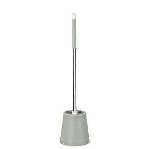 Toilet <b>Brush</b> Set Stainless Steel Handle Durable <b>Round</b> <b>Brush</b> For Toilet Cleaning Household Use - Product Image 4