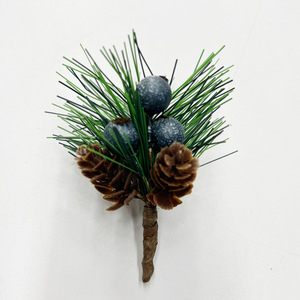 Decoraciones Navideñas de Plástico SuperZ, Ramas de Agujas de Pino, Adornos, Piñas Artificiales, Agujas de Pino, Conjuntos de Regalo Creativos, DIY - Product Image 5