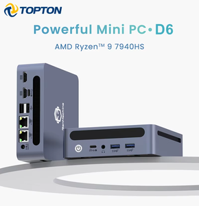 Metal Gaming <b>Mini</b> <b>PC</b> AMD Ry-zen 9 7940HS 7 7840HS 32GB LPDDR5 6400MHz Dual 2.5G LANs USB4 Office Computer Win-dows11 WiFi6 BT5.2 - Product Image 3