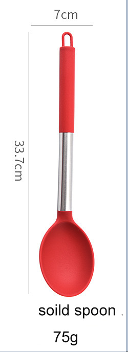 Cuillère pleine modèle 6, rouge.