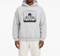 Sweat-shirt à capuche pour homme, style rétro, avec logo personnalisé imprimé, épais, lourd, 100% coton, coupe ample, grande taille, coupe carrée, avec double capuche