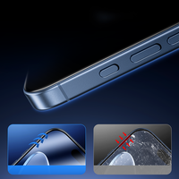 Protector de Pantalla de Vidrio Templado Ultrafino de 0.4mm con Borde Curvo 3D, Antirreflejos AR, Dureza 9H L