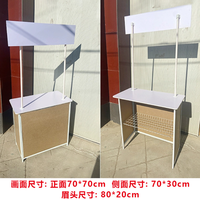 Table pliante de promotion pour salon professionnel, cadre en métal de petite taille, écologique et moderne, assemblage facile, vente en gros d'usine