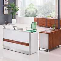 Clinique Hôtel Salon De Beauté Table De Réception Comptoir Simple Pas Cher Bureau Réception Lobby Comptoir Bureau