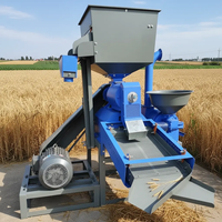 Machine à décortiquer le riz intégrée avec élévateur, déstonneur, décortiqueur, polisseuse et broyeur de grains – Petite machine domestique pour le traitement du riz