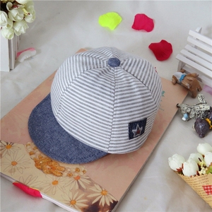 Il più nuovo berretto da sole estivo per neonato berretto da bambino in cotone berretto a righe età 6-18 <span class=keywords><strong>M</strong></span> - Product Image 5
