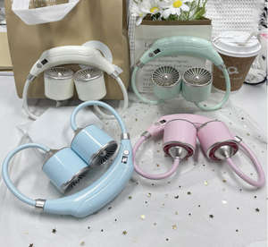 Ventilador de Cuello Portátil de Plástico ABS con Diseño de Capibara, de Alta Calidad, con Carga USB, Marca Goldkyrin, Venta al Por Mayor - Product Image 1