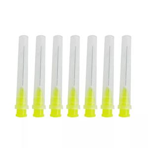 100 Uds aguja de irrigación Dental Endo 25G/27G/30G puntas de jeringa desechables un orificio lateral - Product Image 5