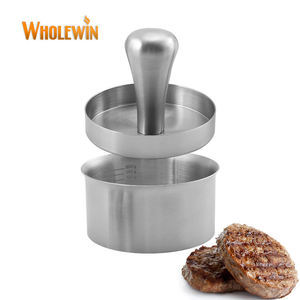 <span class=keywords><strong>Mejor</strong></span> precio Durable Bbq Accesorios Acero inoxidable Hamburguesa Prensa Hamburguesa Smasher Patty Maker - Product Image 2