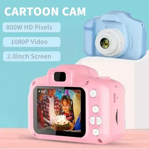 Appareil photo numérique miniature pour enfants, capteur CMOS HD, double objectif avant et arrière, écran LCD 2 pouces, caméra vidéo selfie pour fille et garçon - Product Image 5