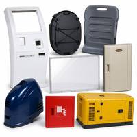 Pièces OEM personnalisées en PVC, ABS, PP, LLDPE, PE thermoformées sous vide à paroi épaisse pour couvercles, boîtiers, protections de machines et enceintes