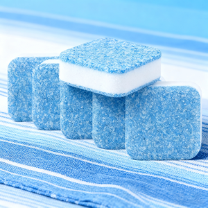 Doppelschichtige optimale Waschmaschinenreiniger-Tabletten, Waschmaschinenreiniger, Entkalker, Brausetabletten - Product Image 1