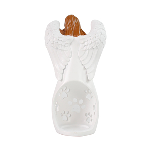 Angelo solare adorabile della resina all'ingrosso con il giardino della scultura dei fiori e la decorazione domestica - Product Image 5