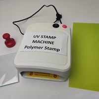 Machine d'Exposition pour Tampons Polymères, Lampe UV 36W de Haute Qualité, Gel de Résine Photopolymère Liquide pour Fabrication de Tampons en Caoutchouc