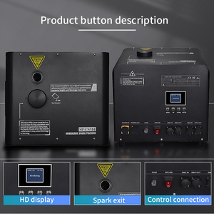 AICPOSE 1700W Machines à effets spéciaux étanches pour l'extérieur, idéales pour les <span class=keywords><strong>DJ</strong></span>, les fêtes, les événements et les scènes - Product Image 5