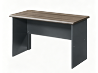Bureau de travail individuel moderne et minimaliste de 1,2 mètre pour ordinateurs, avec tiroirs et panneau verrouillable, style bureau