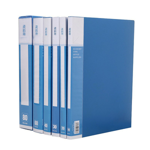 Trong suốt PVC PP nhựa cuốn sách tổ chức tùy chỉnh A4 hộp tập tin nhiều trang Túi hiển thị rõ ràng cho các trường học y tế tập tin - Product Image 1