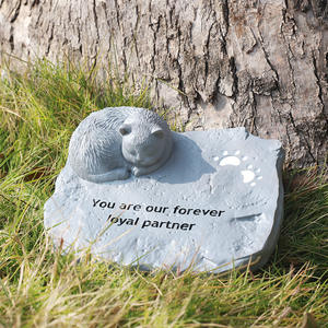 Eco-Friendly Pet Monument Memorial Stone Sculpture <strong>Graves</strong> Garden Decor Animal Style Resin Tombstone <strong>Ornaments</strong> <strong>for</strong> Dog Cat Memory - Product Image 2