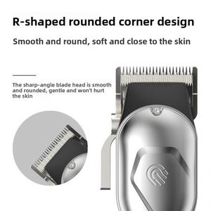 Máquina Cortapelos Eléctrica Pearl Max de Acero Inoxidable, Alta Potencia, Silenciosa, Impermeable, con Batería Integrada, Herramienta para Recortar y Dar Forma al Cabello - Product Image 3
