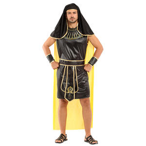 Disfraz de <span class=keywords><strong>Faraón</strong></span> Egipcio para hombre para Halloween, Cosplay, carnaval, TV y <span class=keywords><strong>película</strong></span>, disfraz de juego de rol para adultos - Product Image 4