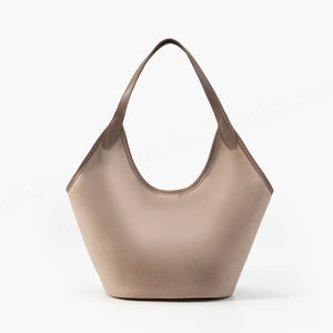 Bolso de Hombro de Lujo para Mujer, Gran Capacidad, con Cierre de Cremallera, Forro de Poliéster, Correa Única, Material PU - Product Image 4