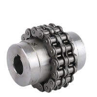 Accouplement flexible à rouleaux en acier 45 pour chaîne, pour convoyeurs, pompes, machines d'emballage et textiles