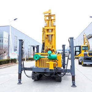 Nueva plataforma de por foracion de pozos de agua tubular remolcable con compresor casero de granja hengwang 260 - Product Image 1