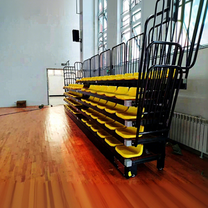 Manual controlado HDPE retrátil Bleacher Assento Tribuna retrátil - Product Image 1