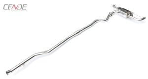 Escape Trasero CENDE de Acero Inoxidable 304 con Puntas de Fibra de Carbono y Acabado Pulido Espejo para F30 E90 <span class=keywords><strong>320</strong></span> <span class=keywords><strong>2009</strong></span>+ - Product Image 4