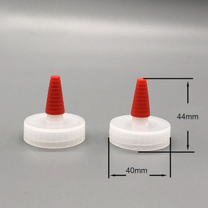 Botella de Plástico PP 38/400 a Prueba de Fugas con <span class=keywords><strong>Boca</strong></span> Ancha, Tapa Superior Roja Giratoria, Boquilla para Salsas, Tapa de Rosca, Tapa con Gotero - Product Image 3