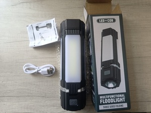 4 trong 1 pin Powered sạc cắm trại Đèn ngoài trời di động <span class=keywords><strong>LED</strong></span> Gấp Cắm Trại đèn lồng với bộ sạc điện thoại - Product Image 6