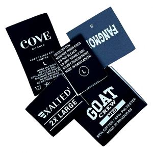 Etiquetas Textiles Premium Ecológicas y Sostenibles de Damasco Termoadhesivas, Etiquetas Tejidas Personalizadas Lavables para Coser en Bolsos - Product Image 1