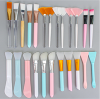 Brosses pour soins du visage Applicateur d'acide Maquillage pour Esthéticienne Spa Crème de boue Masques Outil de nettoyage Brosse de ventilateur