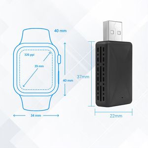 Xách tay 2 trong 1 không dây <span class=keywords><strong>mini</strong></span> Carplay <span class=keywords><strong>Android</strong></span> Auto USB Dongle Adapter chuyển đổi ban đầu có dây để - Product Image 4