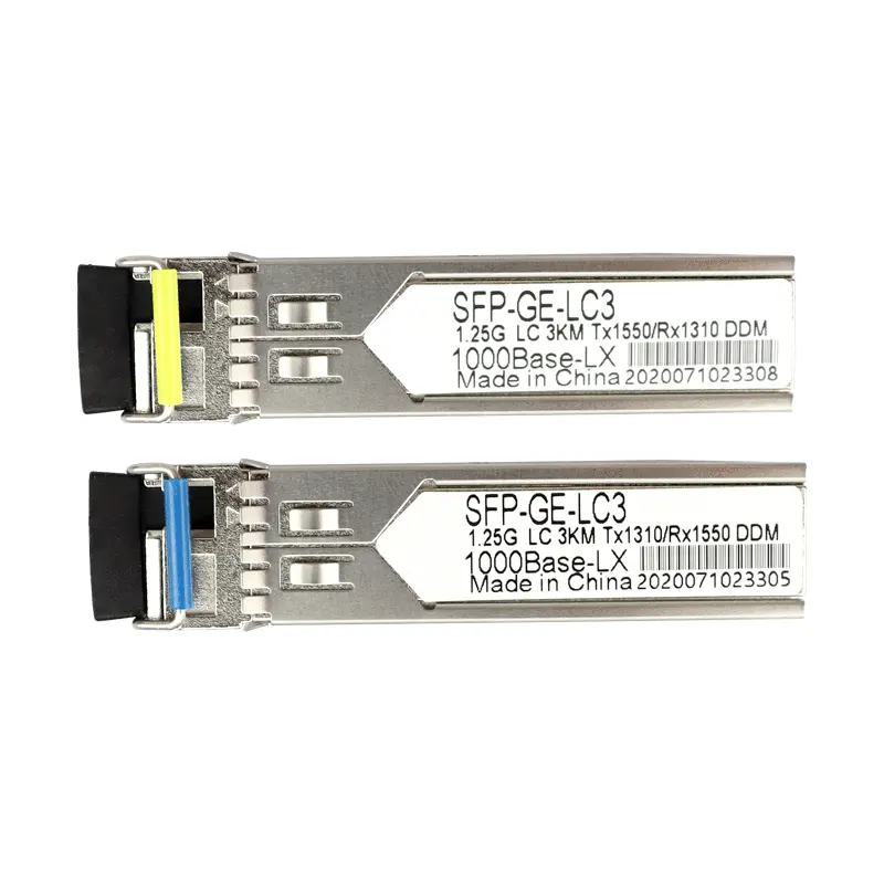 Hot Selling 1.25G SFP Zinc Alloy Single Mode Fibre Optical Module Module LC Various Mainstream Switches 3KM Optical Transceiver